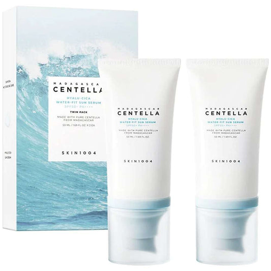 2 Stück SKIN 1004 - Madagascar Centella Hyalu-Cica Water-Fit Sun Serum 50ml