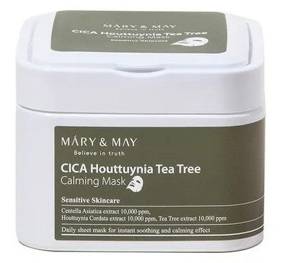 Mary&May - Cica Houttuynia Tea Tree Calming Mask [30 sheets]