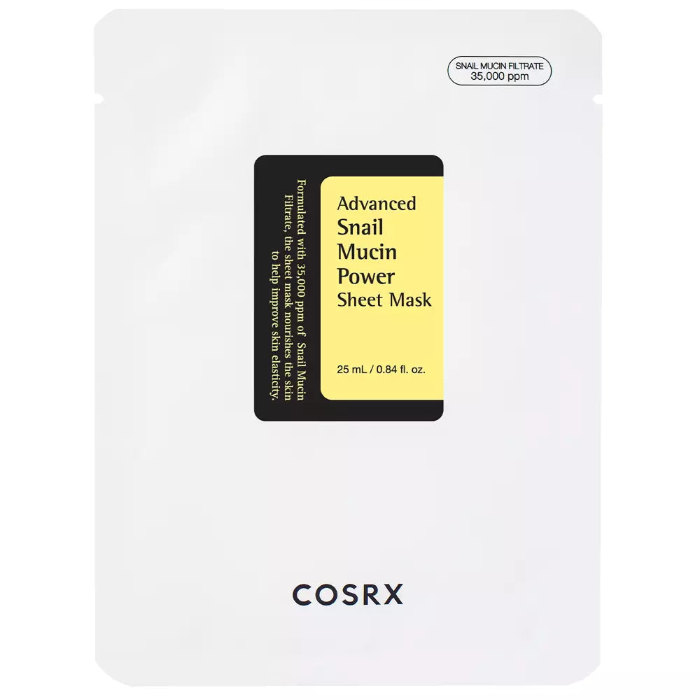 COSRX - Advanced Snail Mucin Power Sheet Mask Set [25ml x 1 pcs]
