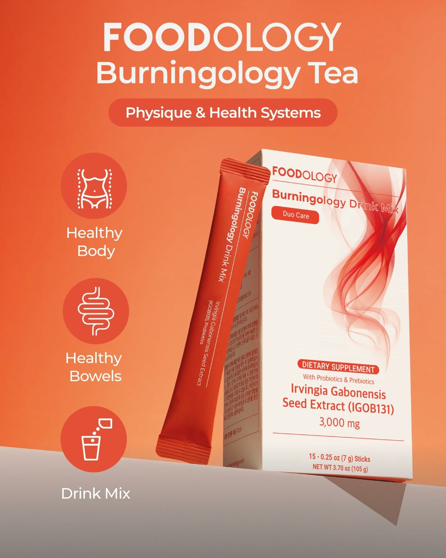 FOODOLOGY - Burningology Tee [7000mg x 15 sticks]