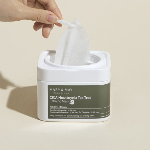 Mary&May - Cica Houttuynia Tea Tree Calming Mask [30 sheets]